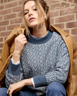 Pullover 4041 Blauw - L