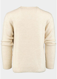 Pullover bouclé ronde hals 1161/342 Wit - XL