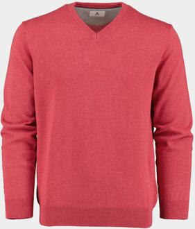 Pullover cotton regular fit 418100cct-13/315 Rood - 4XL