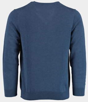 Pullover cotton regular fit denim 518100cct-13/675 Blauw - L