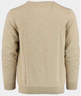 Pullover cotton regular fit zand 518100cct-13/825 Beige - XL