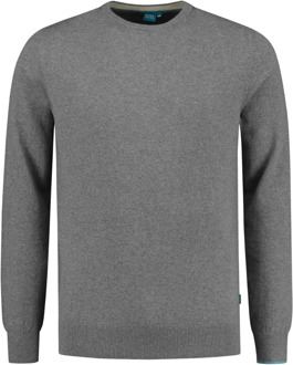Pullover Crewneck Grey Melange   S Grijs