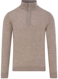 Pullover half zip Beige - S