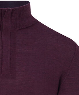 Pullover half zip Bordeaux - M