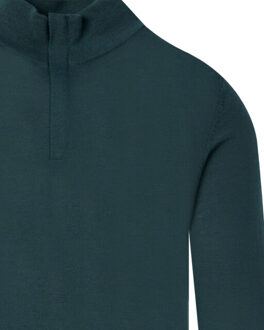 Pullover half zip Groen - XL