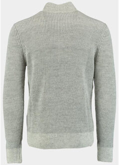 Pullover half zip grof 4356225/158a Beige - L