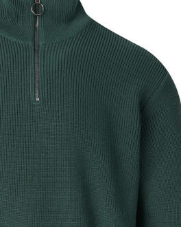 Pullover half zip - maat XL Groen