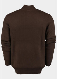 Pullover half zip polyblend 4053225/623 Bruin - XL