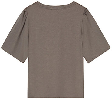 Pullover izzy-taupe melange Bruin - L