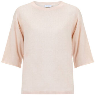 Pullover korte mouw 261p015 ilona - maat XL Ecru