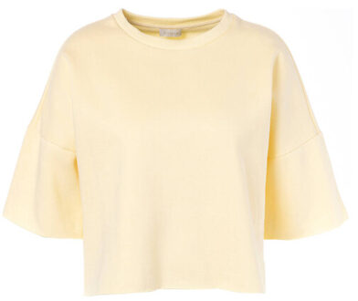 Pullover korte mouw l3002 leah Geel