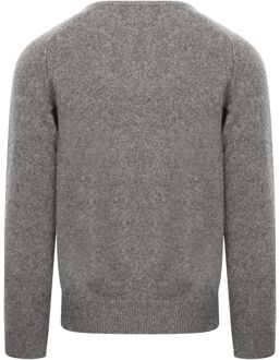 Pullover Lamswol Flannel Grijs - XXL