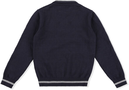 Pullover Met Rits Love Donkerblauw