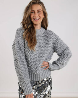 Pullover nkf03012 khloe Houtskool - M