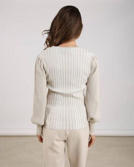 Pullover nkf03024 mulberry Ecru - XL