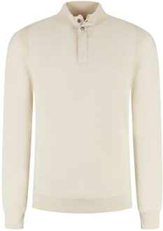 Pullover Premium Half Zip Jers White  L