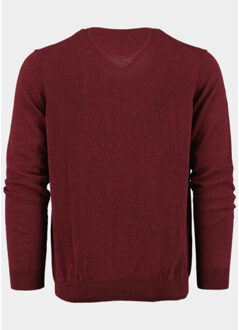 Pullover ronde hals 100% katoen 8100cct/405 Rood - M