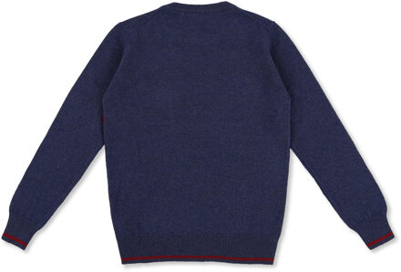 Pullover Ronde Hals Love Donkerblauw - 12J / 152cm