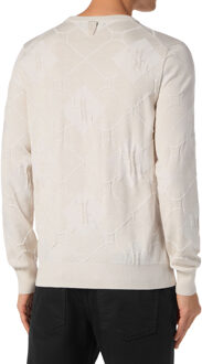 Pullover Ronde Hals Wit - 3XL