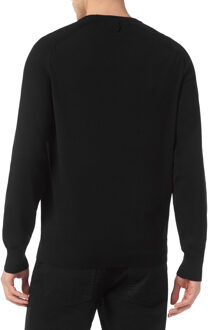 Pullover Ronde Hals Zwart - 2XL