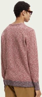 Pullover Rood Melange Roze - S,XL