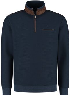Pullover Striper Jacquard Navy  3XL