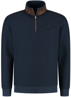 Pullover Striper Jacquard Navy  XL