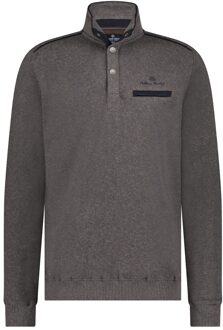 Pullover Sweater Knit Dark Brown  2XL Bruin