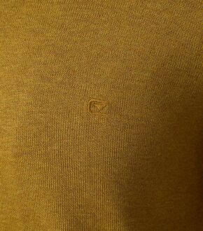 Pullover V-Hals Geel - XXL