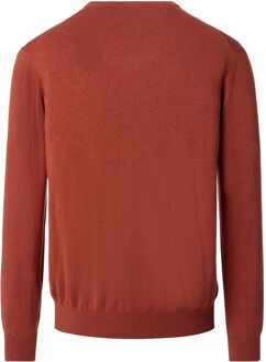 Pullover V-Hals Red Brick Bruin - 3XL