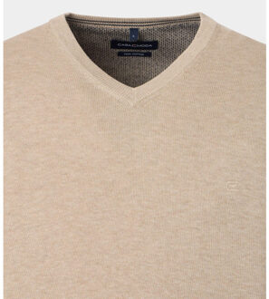 Pullover v-neck 004430/657 Beige - XL