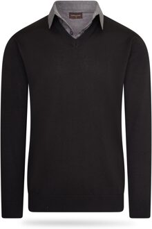 Pullover van Cappuccino Italia Maat L - Zwart