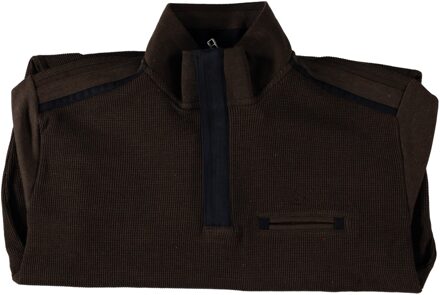 Pullover Waffle Structure Brown  M Bruin