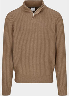 Pullover zip troyer pullover 219018526/745 Bruin - L