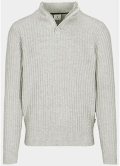 Pullover zip troyer pullover 219018526/850 Grijs - XL