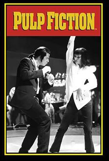 Pulp Fiction Dance Sweatshirt - Black - XL - Zwart