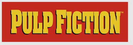 Pulp Fiction Logo Dames T-shirt - Grijs - 3XL - Grijs