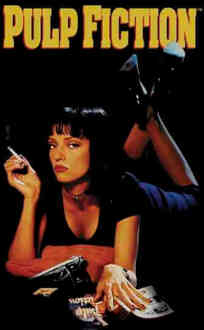 Pulp Fiction Poster T-shirt - Zwart - XL - Zwart