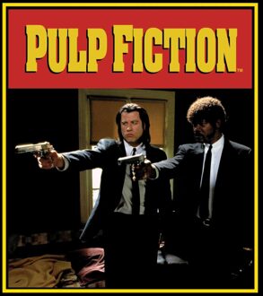 Pulp Fiction Say What Again Unisex T-Shirt - Black - L - Zwart