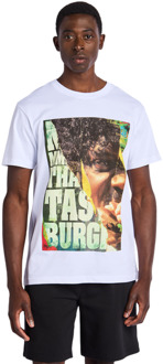 Pulp Fiction T-shirts Heren - Wit - Maat L White