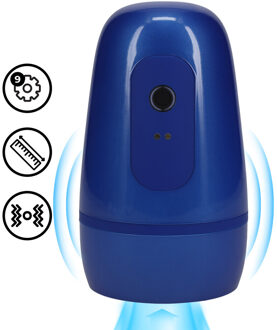 Pulsar - Negative Pressure Suction and Vibration Masturbator Pump - Metallic Blue