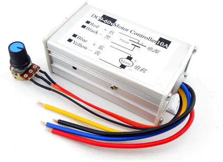 Pulse width driver Board 12V24V36V48V60V PWM DC motor speed controller Max 10A