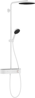Pulsify S Showerpipe 260 1jet EcoSmart met ShowerTablet Select 400, mat wit
