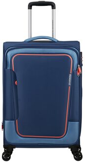 Pulsonic Spinner 68 EXP combat navy Zachte koffer Blauw - H 68 x B 44 x D 30