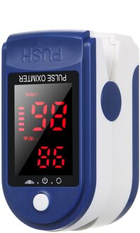 Pulsoxymeter Vinger Bloed Zuurstof Tonometer Bloeddrukmeter Digitale Oximeters Zuurstof Verzadiging Monitor Meter Saturatiemeter