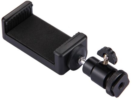 Puluz 1/4 Inch Shoe Statief Hoofd Met Stand Klem Houder Voor Smart Telefoon 5.8-8Cm Breedte Voor meest Smartphones Huawei Iphone Lg