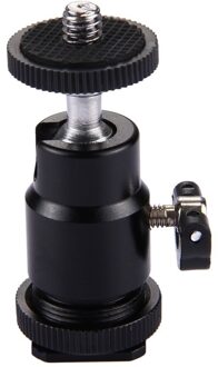 Puluz 1/4 "Universele Statief Schroef Hoofd 360 Graden Swivel Mini Ball Head Shoe Mount Adapter Voor Dslr Camera accessoire