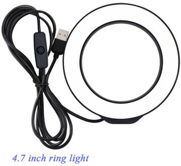 Puluz 4.7 Inch 12Cm Usb Led Ring Vlogging Fotografie Video Verlichting