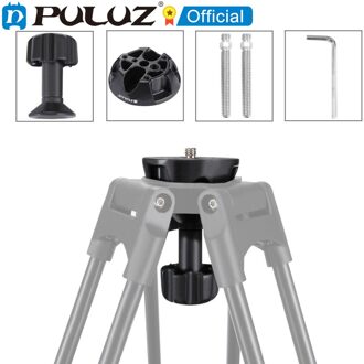 PULUZ Kom Adapter Voor Vloeistof Hoofd Statief 75mm Half Ball Platte 75*75*100mm DSLR Rig camera Metalen Kom Adapter