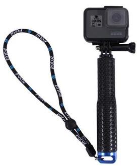 Puluz uitschuifbare Action Camera Selfie Stick - Zwart